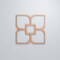 Ekena Millwork Medium Olivia Decorative Fretwork Wood Wall Panels, Cherry, 15 3/8"W x 15 3/8"H x 3/8"T WALW16X16X0375OLVCH - alternate 2